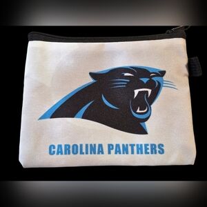 Carolina Panthers Zip Pouch | Small Wallet Bag Charm (5.5" x 4")